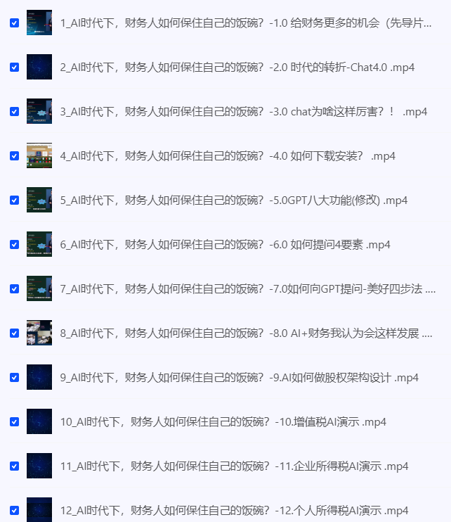 图片[1]-AI+财务人员进阶必修课二合一视频打包课-海淘资源