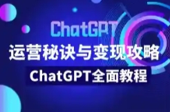 ChatGPT运营秘诀与变现攻略（100节课）-海淘资源